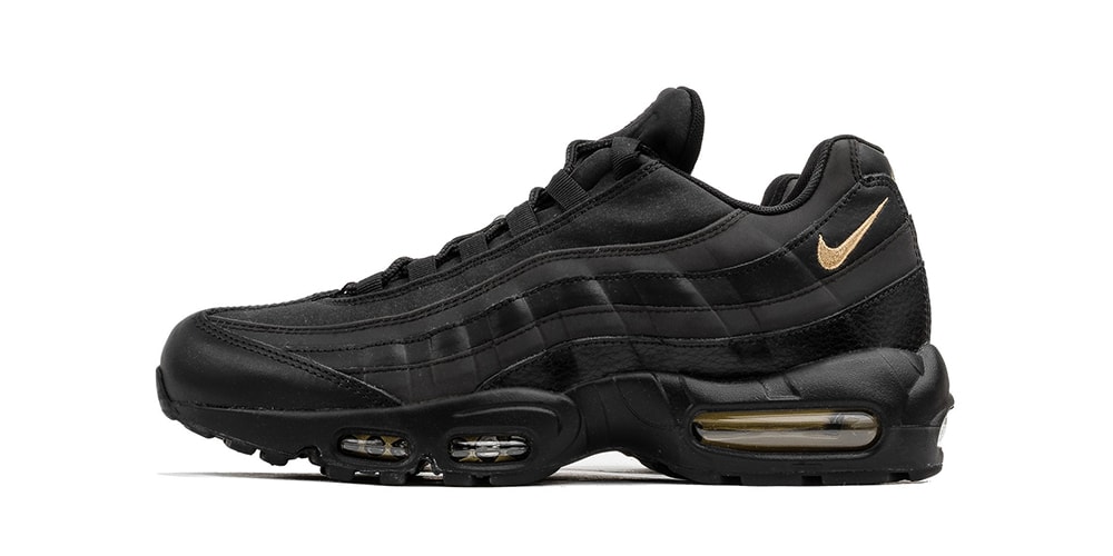 Nike Air Max 95 Premium SE in Black & Gold | Hypebeast