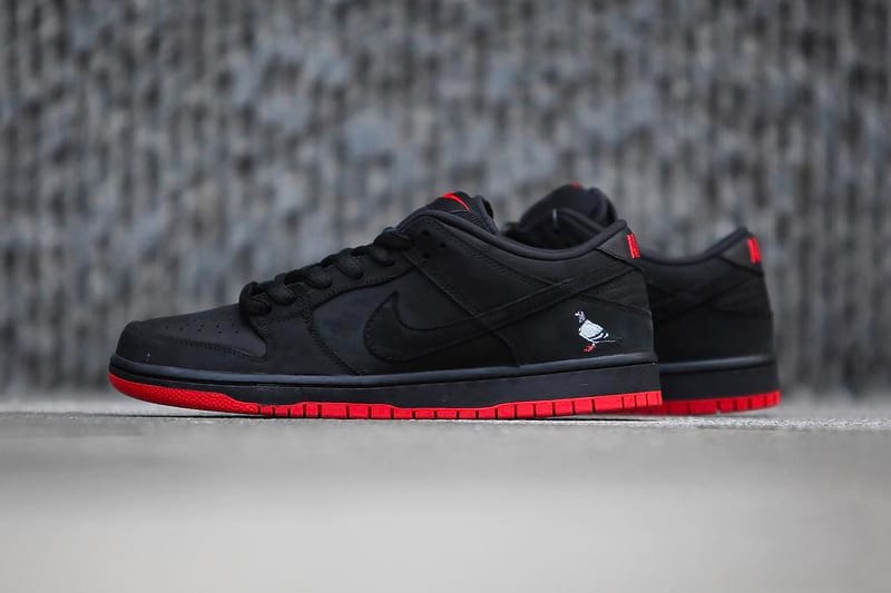 Nike sb sale pigeon black