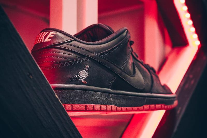 Dunk sb low hotsell staple nyc black pigeon