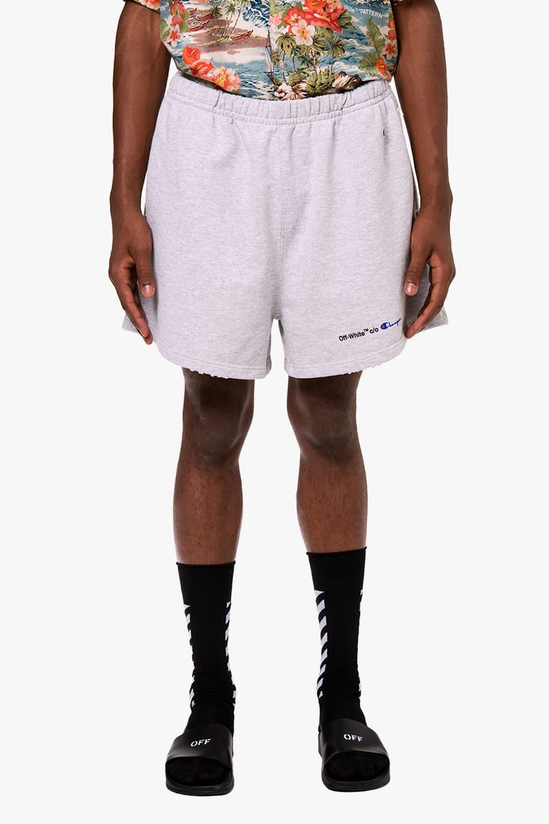 Champion shorts hotsell off white