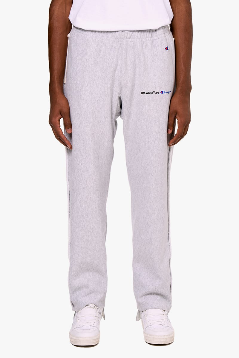 Champion off white sweatpants sale