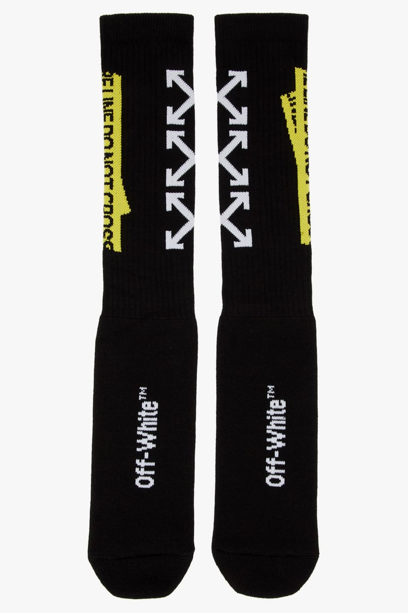 Off white flame outlet socks