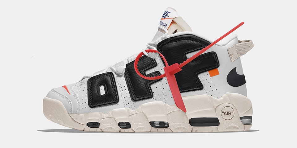 nike uptempo x off white