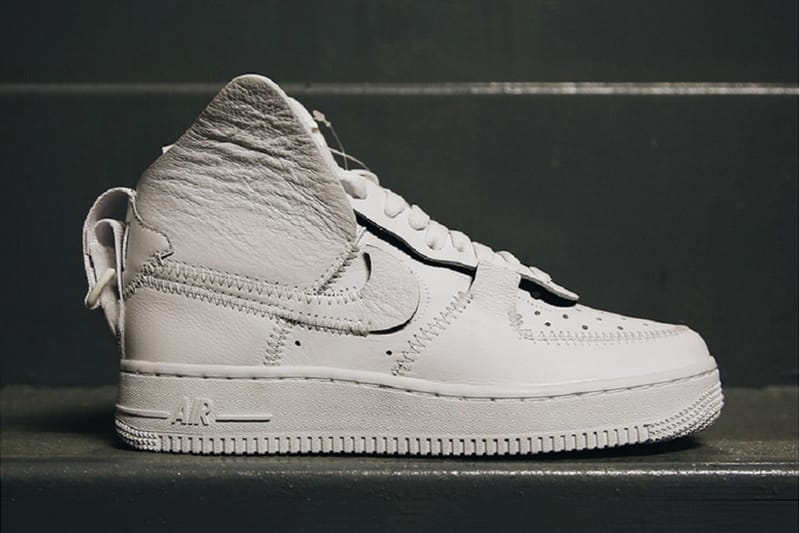 Psny x nike air force 1 store high white