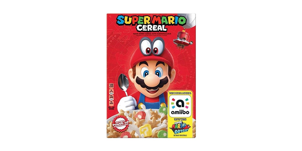 super mario odyssey cereal amiibo