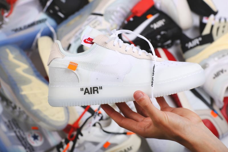 Off white air on sale force one raffle