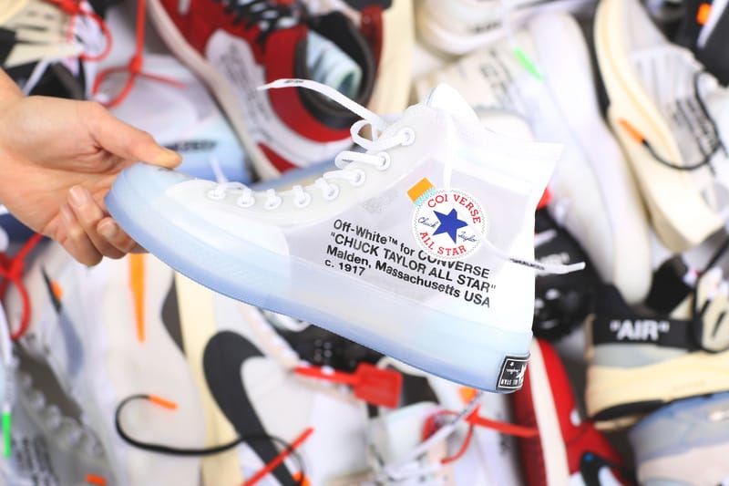 Raffle converse off on sale white