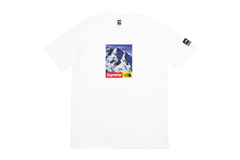 Supreme north face sale t shirt 2017