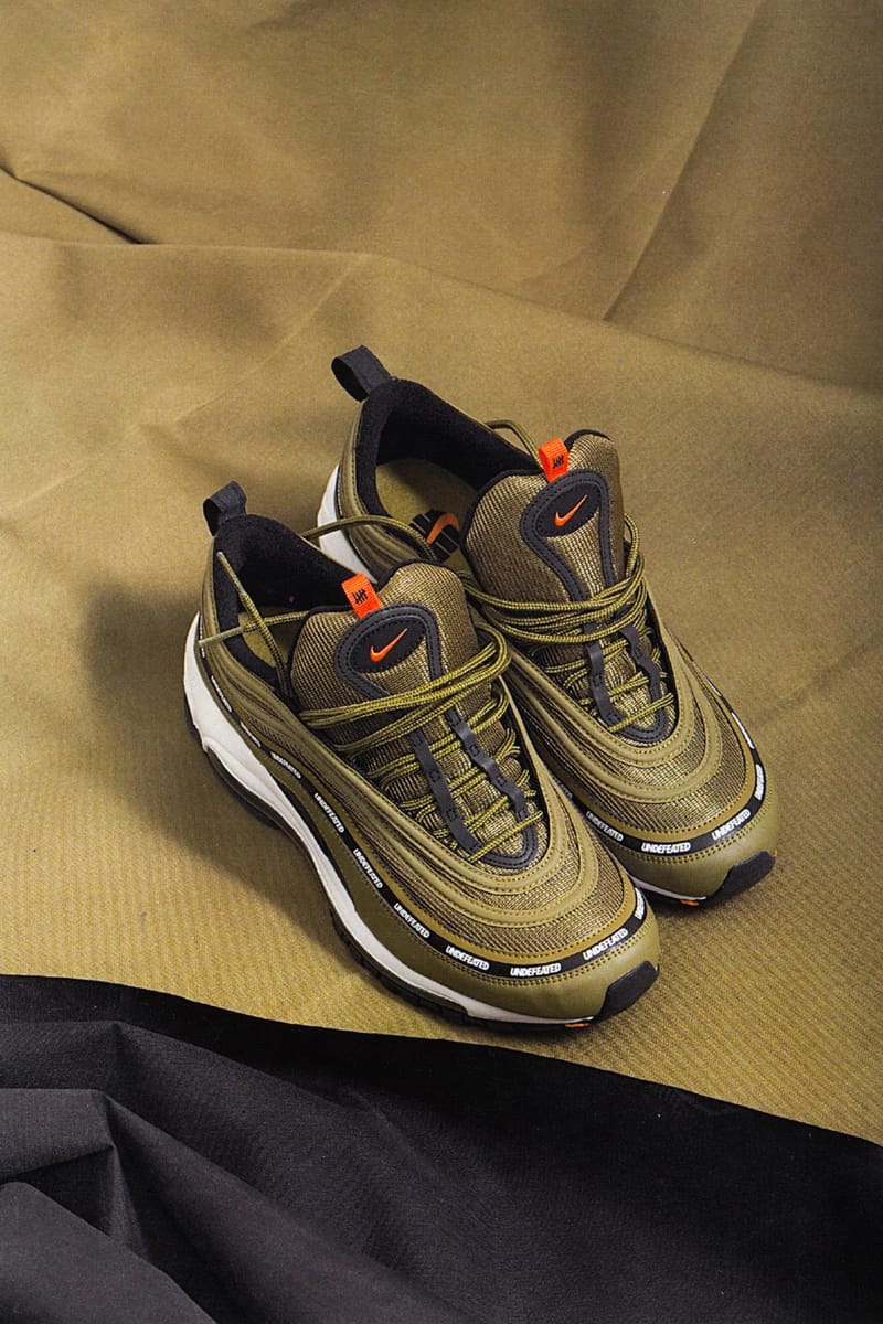 Air max 97 2025 undefeated olive green