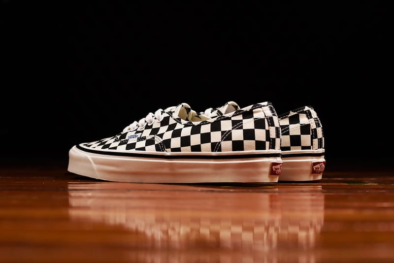 Vans authentic outlet checkerboard mens shoes