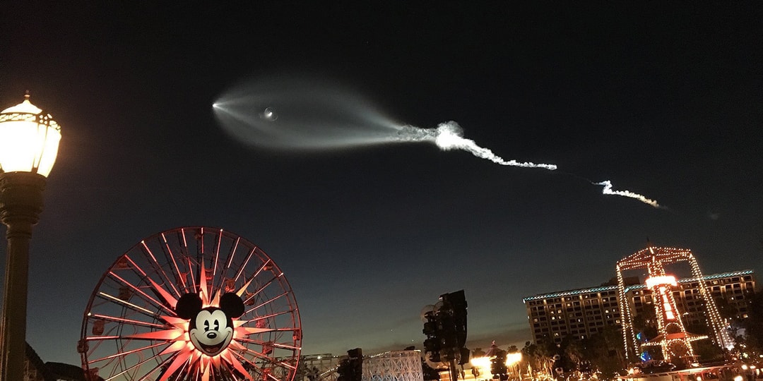 Запуск SpaceX Falcon 9 шокировал Лос-Анджелес