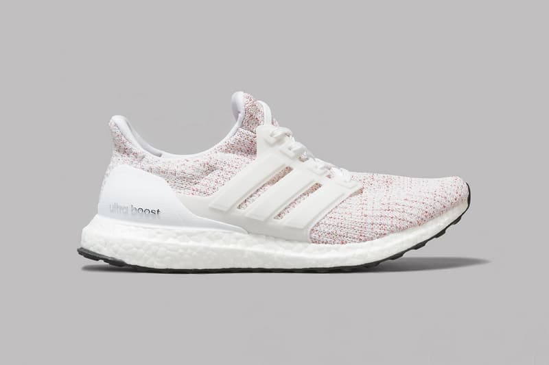adidas UltraBOOST 4.0 in White/Scarlet | Hypebeast