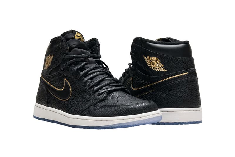 Air Jordan 1 Retro High OG in Black & Gold | Hypebeast