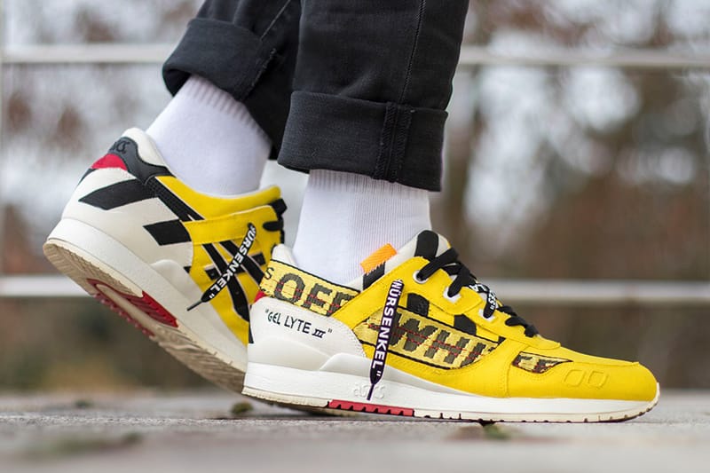 ASICS Gel Lyte III Custom Inspired by Off White Hypebeast