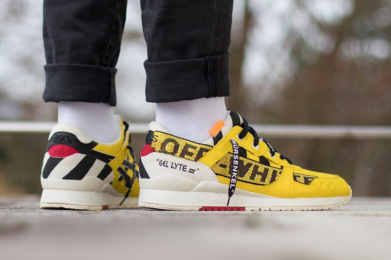 ASICS Gel Lyte III Custom Inspired by Off White Hypebeast