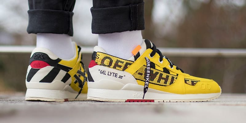 ASICS Gel Lyte III Custom Inspired by Off White Hypebeast