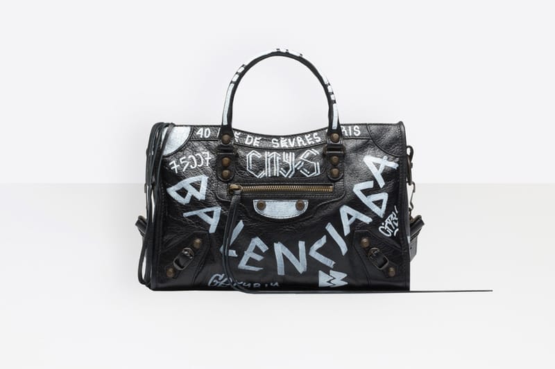 Balenciaga 2025 graffiti handbag