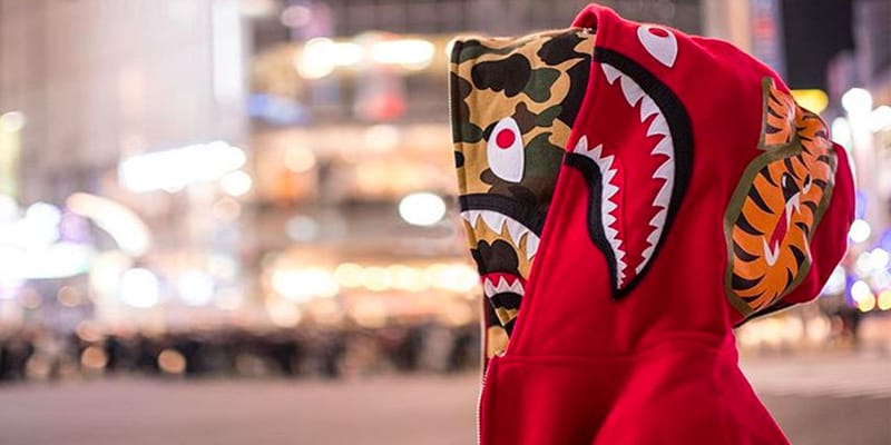 Bathing ape zip online up jacket