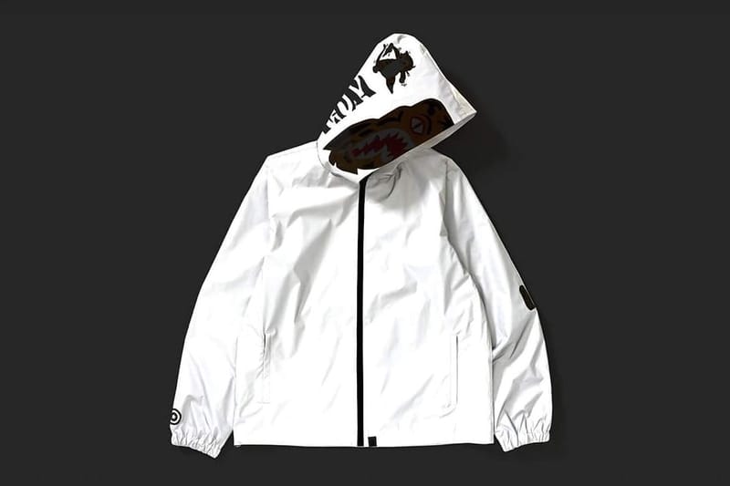 Bape white tiger on sale hoodie