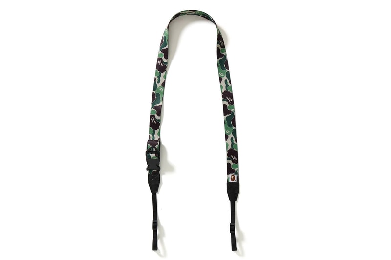 BAPE ABC Camo Camera Straps Blue, Green & Pink | Hypebeast