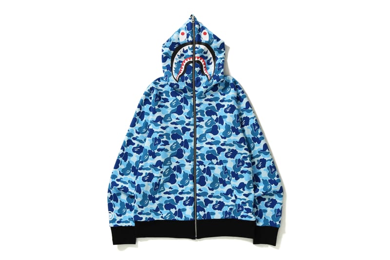 BAPE Reversible Camo ABC Shark Full Zip Hoodie | Hypebeast