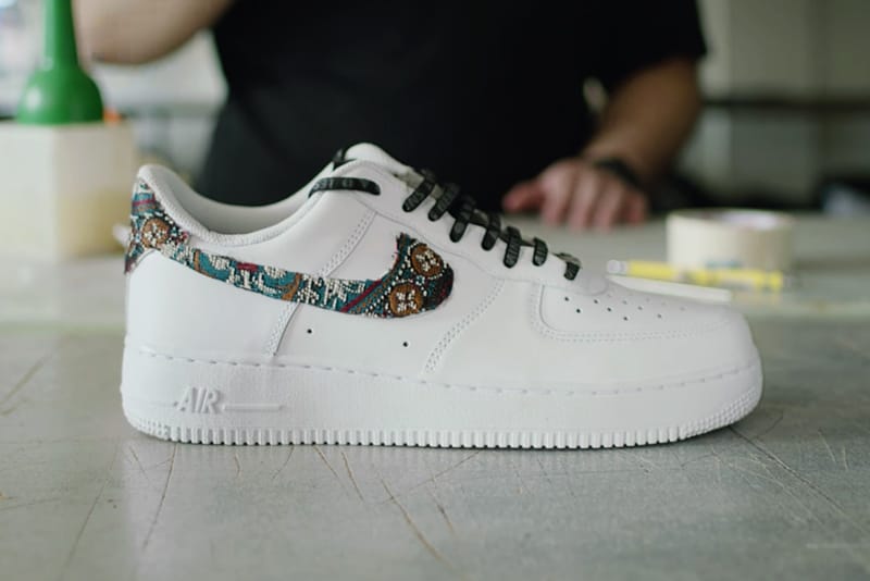 Watch B nyamin Aydin of Les Benjamins Create a Custom Nike Air Force 1