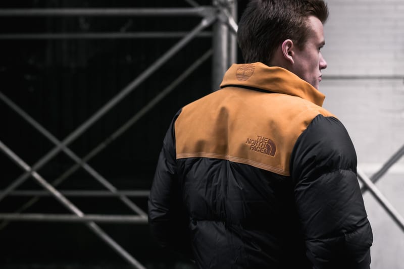 The north face x timberland nuptse on sale jacket