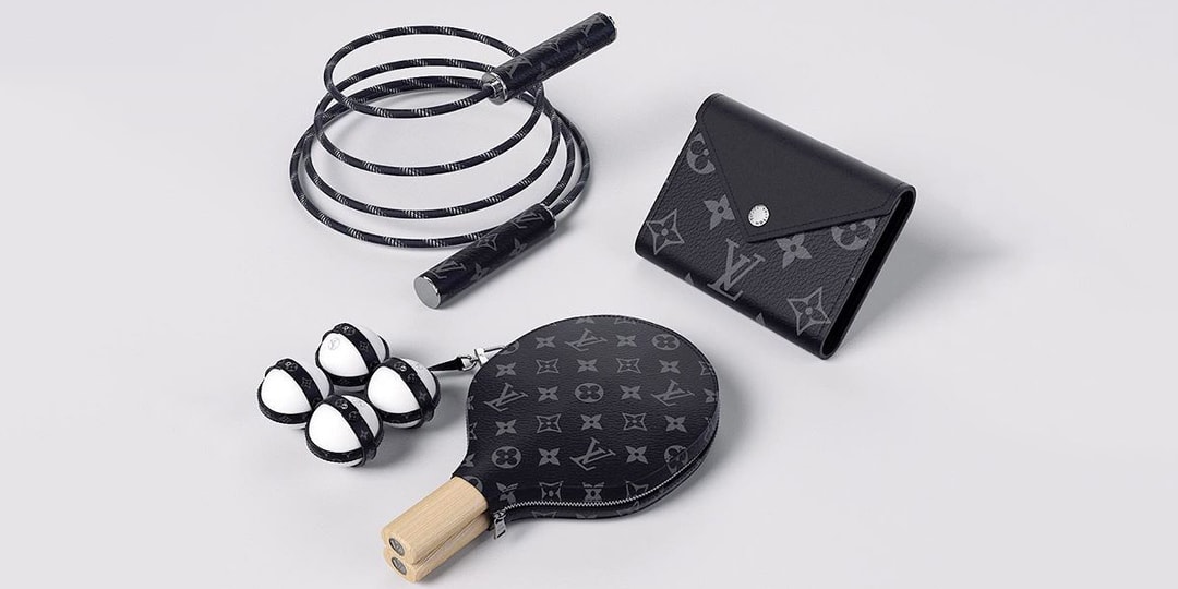 Louis Vuitton's Black Monogram Ping Pong Set | Hypebeast