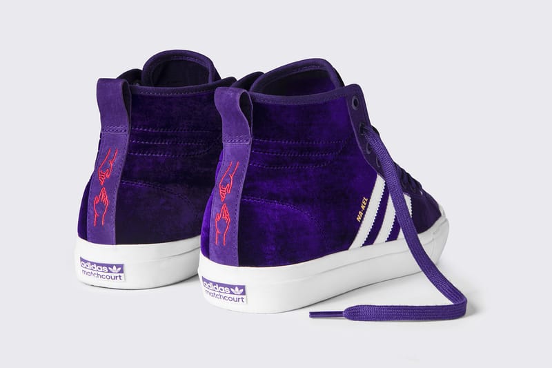 Adidas matchcourt outlet purple velvet