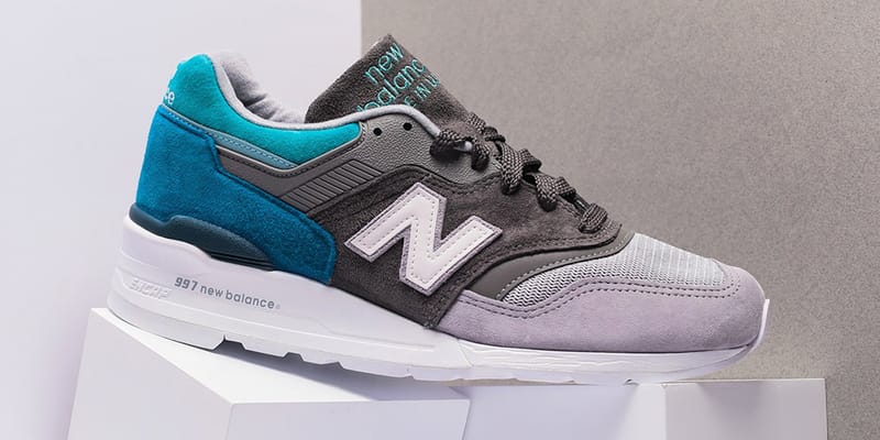 New balance 997 2025 white aqua