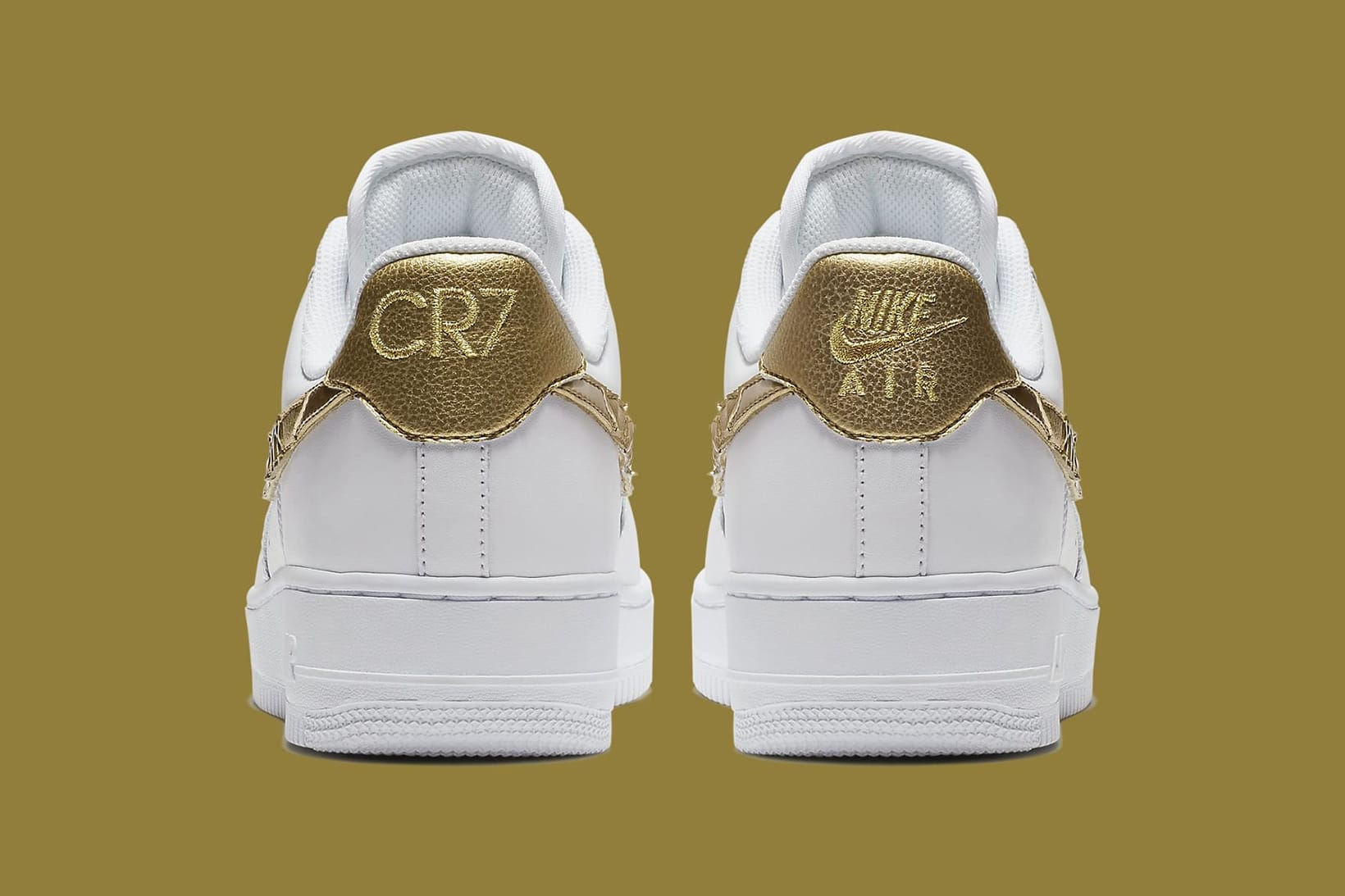 Nike Air Force 1 CR7 Cristiano Ronaldo White Gold 2017 December 7 Release Date Info Sneakers