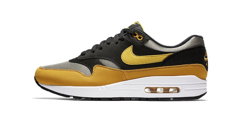 black and yellow nike air max