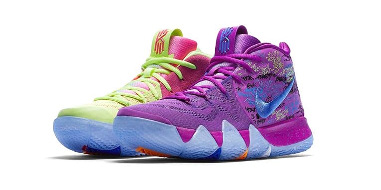 Kyrie 4 two different colors on sale