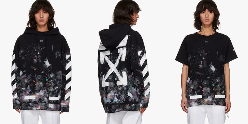 Off white store galaxy sweatshirt