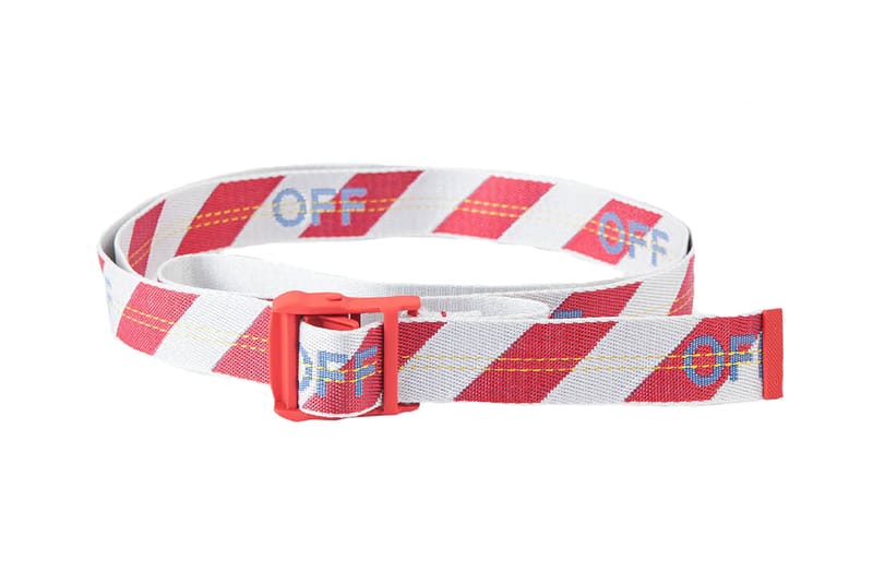 Off white clearance clear belt