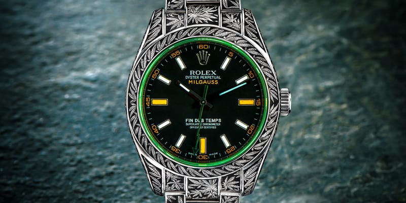 Engraved rolex online milgauss