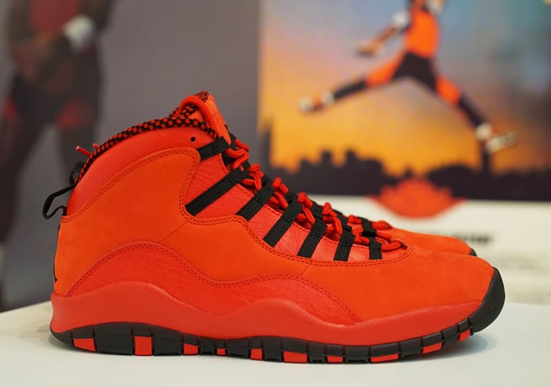 Jordan 10 hotsell red and black