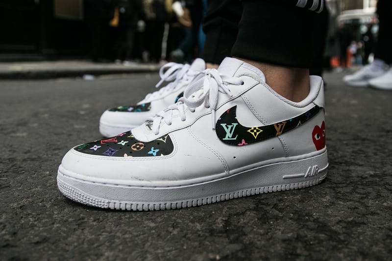 Air force 1 hot sale louis vuitton supreme drop