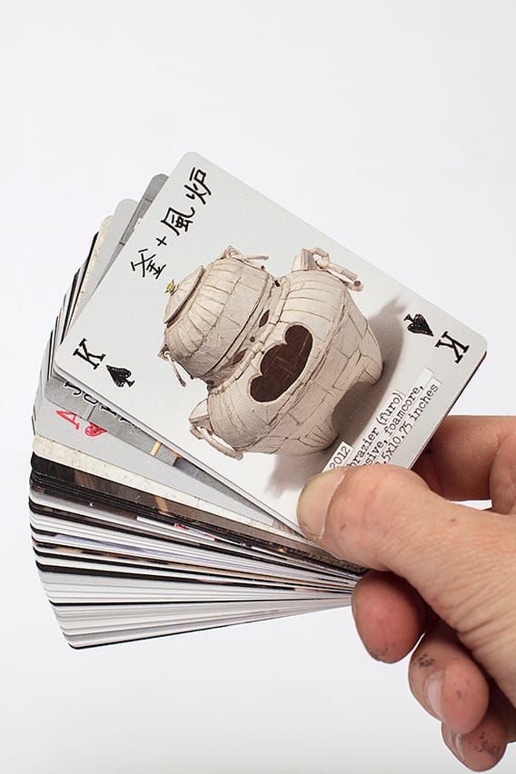 TOM SACHS JAPAN DECK PLAYING CARDS WHITE PLYWOOD LIMITED
