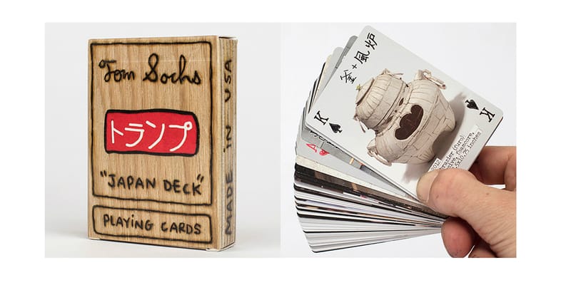 TOM SACHS JAPAN DECK PLAYING CARDS WHITE PLYWOOD LIMITED