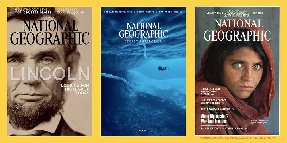 Посмотреть все обложки журнала National Geographic в замедленном видео