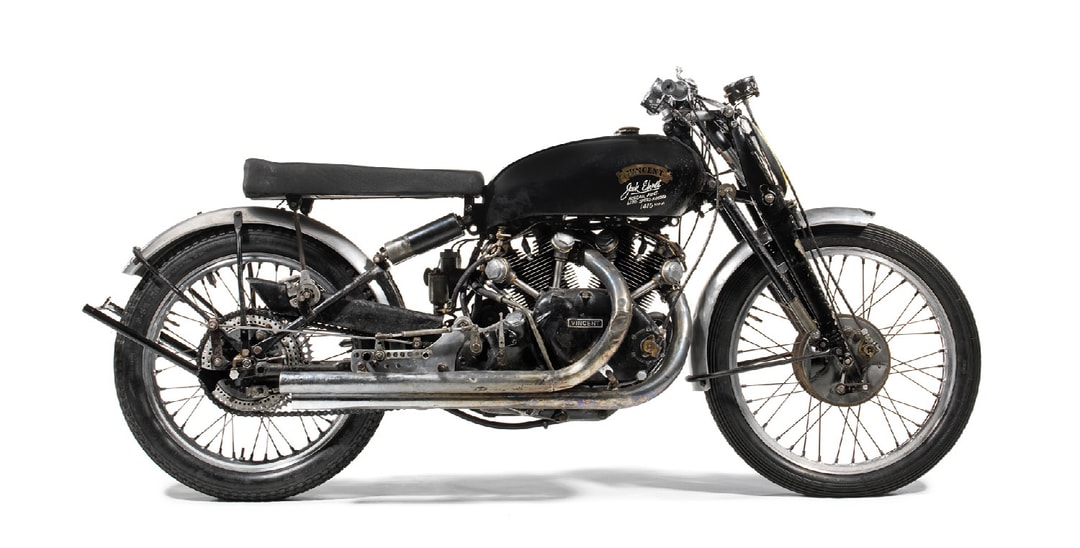 Мотоцикл Vincent Black Lightning 1951 года продан за рекордные 929 000 долларов США
