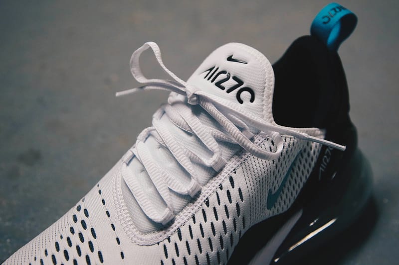 Air max 270 hot sale teal and white