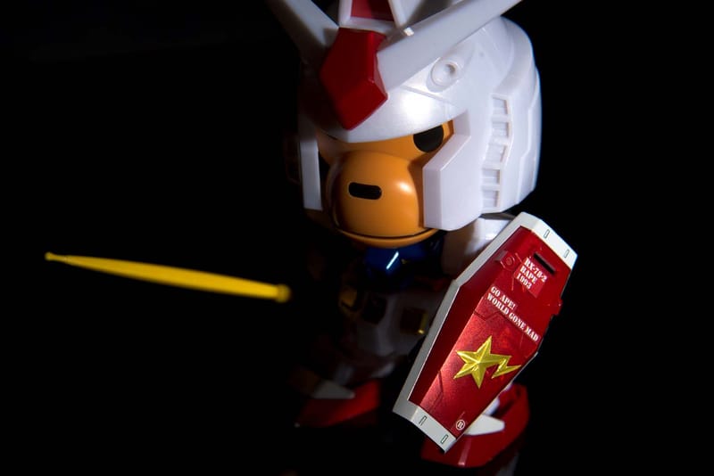 BAPE & AAPE Gundam Toys Closer Look & Giveaway | Hypebeast