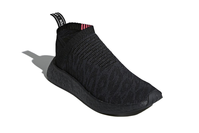 nmd cs2 triple black shock pink