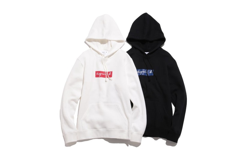 agnes b.× ADAM ET ROPE BOX LOGO パーカー-