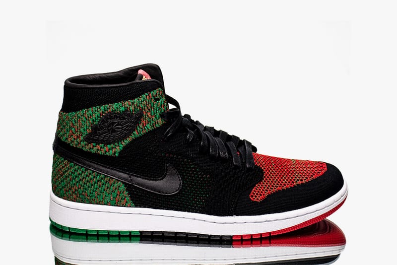 Jordan 1 low flyknit clearance black