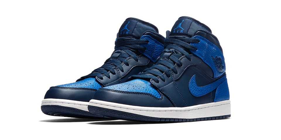 Nike air jordan 1 mid obsidian blue Clearance