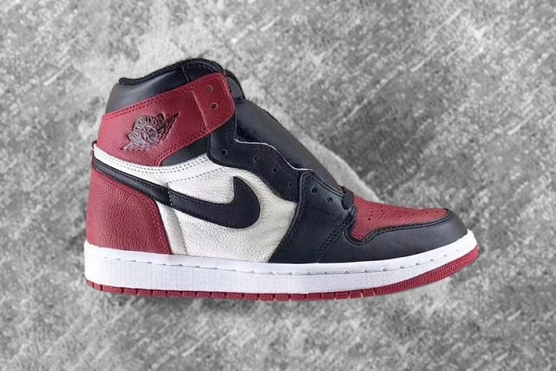 Nike air jordan 1 retro best sale bred toe