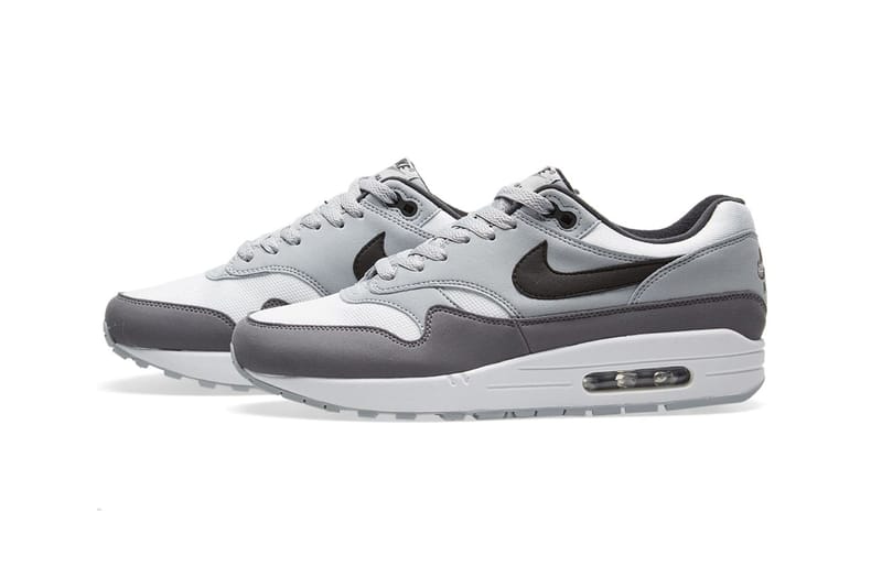 Air max 1 clearance - men's white/wolf grey/black